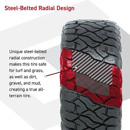 205/35-R14 GTW Maverick Radial All Terrain Tire Steel Belt Specs