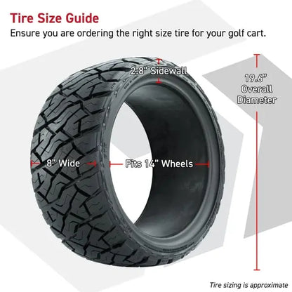 205/35-R14 GTW Maverick Radial All Terrain Tire Size Guide