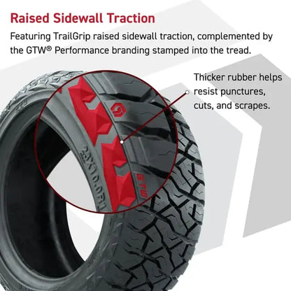 23x10-R14 GTW Maverick Radial All Terrain Tire Sidewall Specs