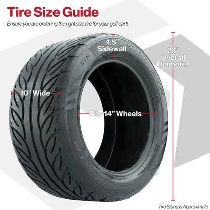 255/45-R14 GTW Fusion GTR Street Tire Size Guide