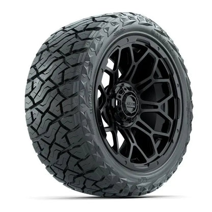 23x10-R15 GTW Maverick Radial All Terrain Tire mounted on 15x7 Bravo Matte Black Wheel