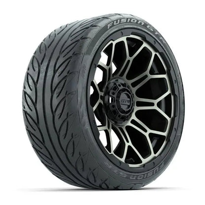 215/40-R15 GTW Fusion GTR Street Tire mounted on 15x7 Bravo Matte Bronze Wheel
