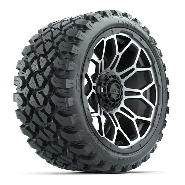 23x10-R15 GTW Nomad Radial All Terrain Tire mounted on 15x7 Bravo Matte Grey Wheel