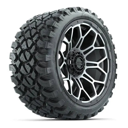 23x10-R15 GTW Nomad Radial All Terrain Tire mounted on 15x7 Bravo Matte Grey Wheel