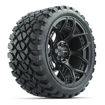23x10-R15 GTW Nomad Radial All Terrain Tire mounted on 15x7 MadJax Evolution Matte Black Wheel