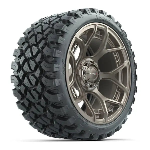 23x10-R15 GTW Nomad Radial All Terrain Tire mounted on 15x7 MadJax Evolution Matte Bronze Wheel