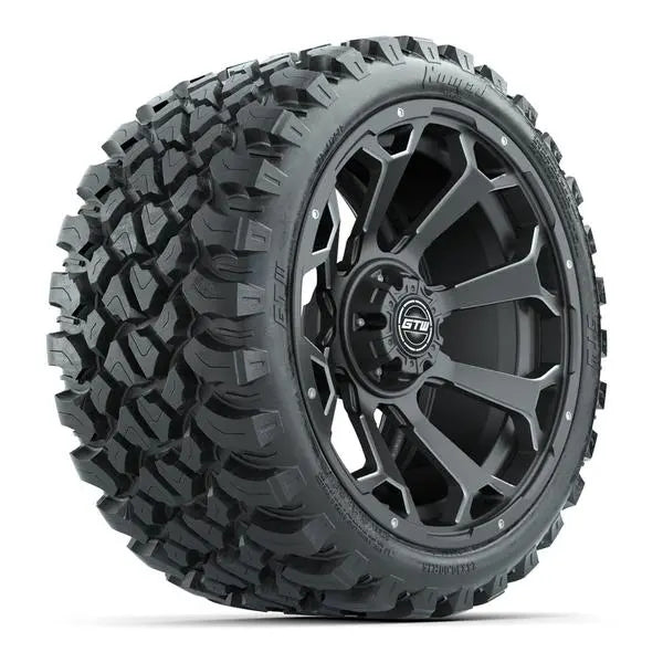 23x10-R15 GTW Nomad Radial All Terrain Tire mounted on 15x7 Raven Matte Grey Wheel