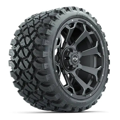 23x10-R15 GTW Nomad Radial All Terrain Tire mounted on 15x7 Raven Matte Grey Wheel