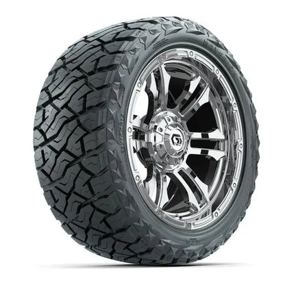 23x10-R15 GTW Maverick Radial All Terrain Tire mounted on 15x7 Shogun Chrome Wheel