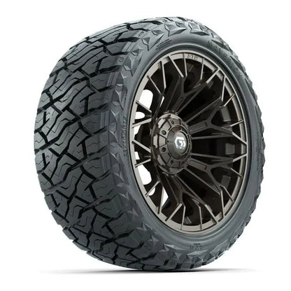 23x10-R15 GTW Maverick Radial All Terrain Tire mounted on 15x7 Stellar Matte Bronze Wheel