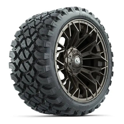 23x10-R15 GTW Nomad Radial All Terrain Tire mounted on 15x7 Stellar Matte Bronze Wheel