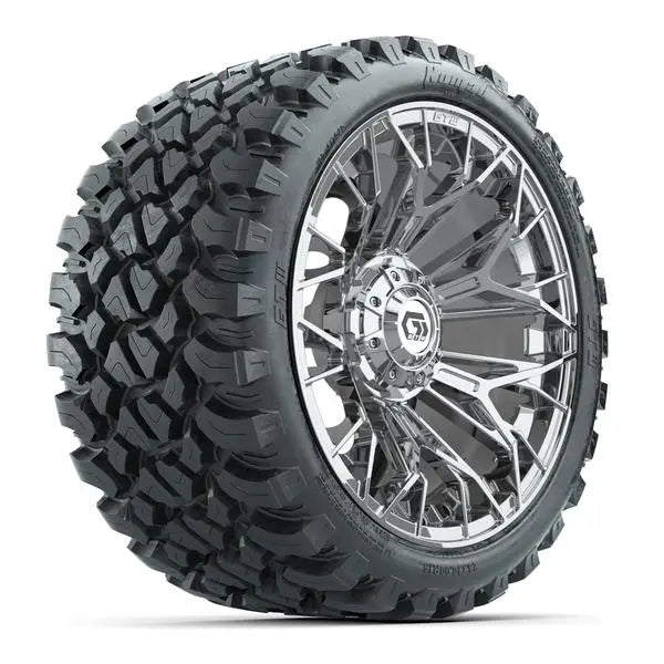 23x10-R15 GTW Nomad Radial All Terrain Tire mounted on 15x7 Stellar Chrome Wheel