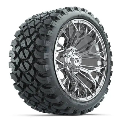 23x10-R15 GTW Nomad Radial All Terrain Tire mounted on 15x7 Stellar Chrome Wheel