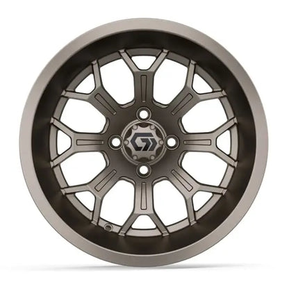 15" GTW Assault Matte Bronze Wheels with 23x10R15 Nomad Steel Belted AT Tires
