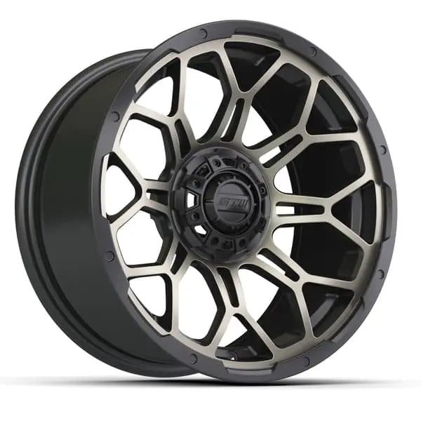 15" GTW Bravo Matte Bronze Wheels with Lifted Tire Combo