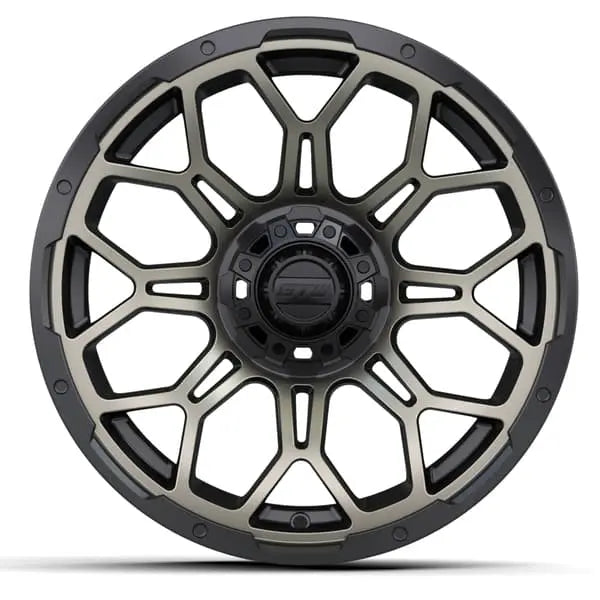 15" GTW Bravo Matte Bronze Wheels with Lifted Tire Combo