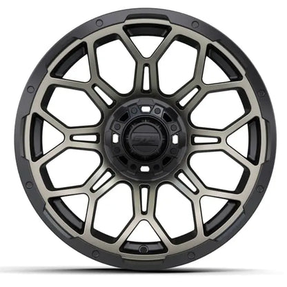 15" GTW Bravo Matte Bronze Wheels with Lifted Tire Combo