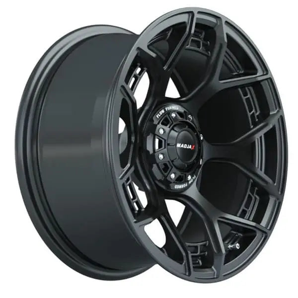 15" MadJax Evolution Matte Black Wheels with Lifted Tire Combo