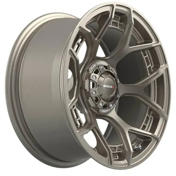 15" MadJax Evolution Matte Bronze Wheels with Lifted Tire Combo