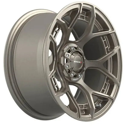 15" MadJax Evolution Matte Bronze Wheels with Lifted Tire Combo