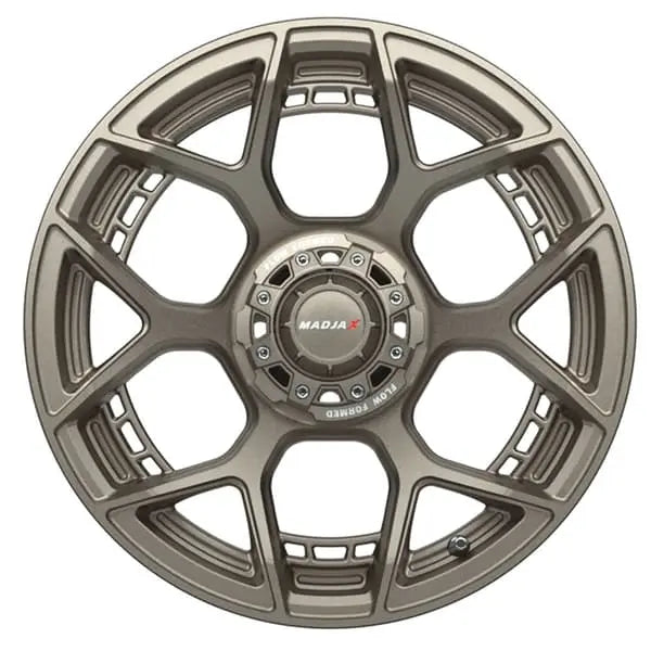 15" MadJax Evolution Matte Bronze Wheels with Lifted Tire Combo