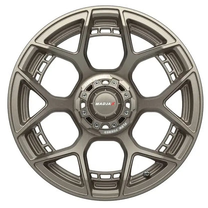 15" MadJax Evolution Matte Bronze Wheels with Lifted Tire Combo