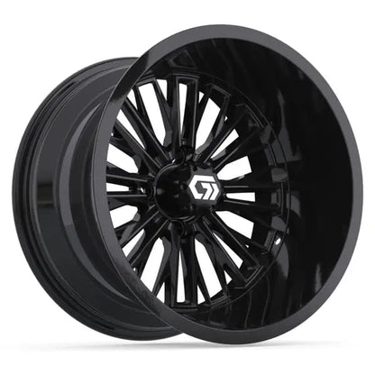15" GTW Viper Gloss Black Wheels with 23x10R15 Maverick Radial AT Tires