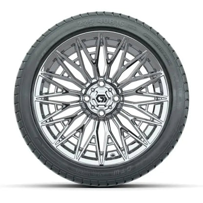 16" GTW Blur Chrome Wheels with 225/40-R16 Mamba Street Tires