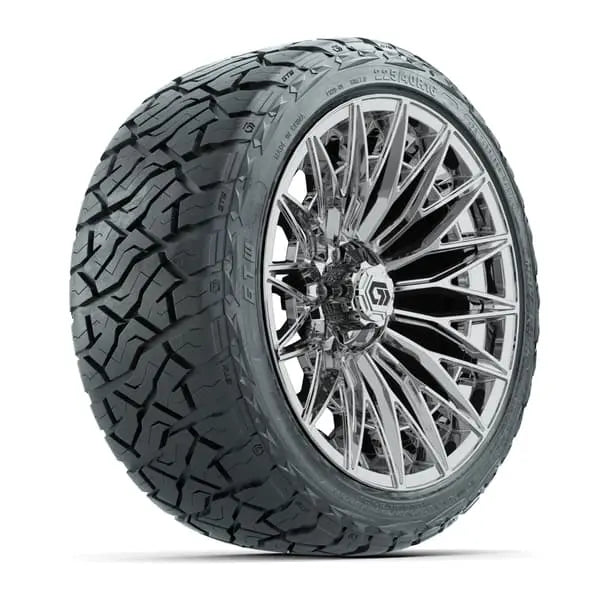 16" GTW Blur Chrome Wheels with 225/40-R16 Maverick Radial AT Tires