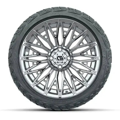 16" GTW Blur Chrome Wheels with 225/40-R16 Maverick Radial AT Tires GTW