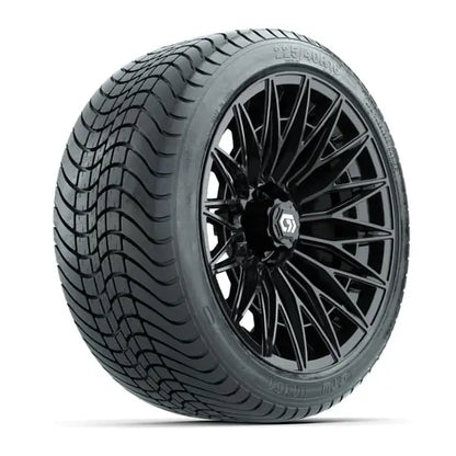 16" GTW Blur Gloss Black Wheels with 225/40-R16 Mamba Street Tires