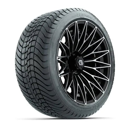 16" GTW Blur Black/Machined Wheels with 225/40-R16 Mamba Street Tires