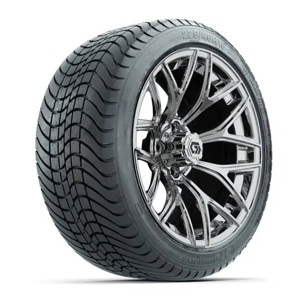 16" GTW Monaco Chrome Wheels with 225/40-R16 Mamba Street Tires