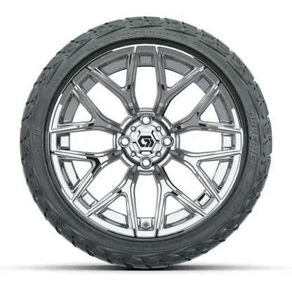 16" GTW Monaco Chrome Wheels with 225/40-R16 Maverick Radial AT Tires