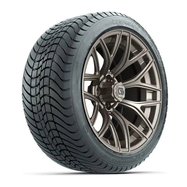 16" GTW Monaco Matte Bronze Wheels with 225/40-R16 Mamba Street Tires