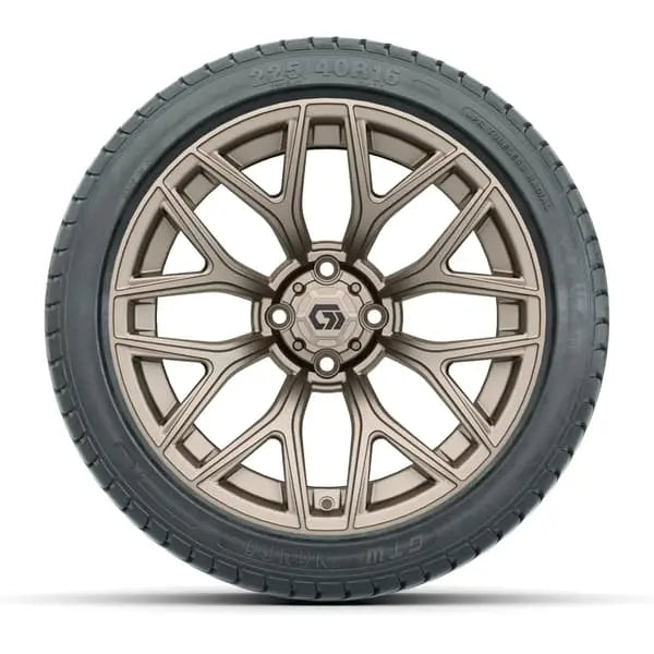 16" GTW Monaco Matte Bronze Wheels with 225/40-R16 Mamba Street Tires