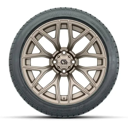 16" GTW Monaco Matte Bronze Wheels with 225/40-R16 Mamba Street Tires
