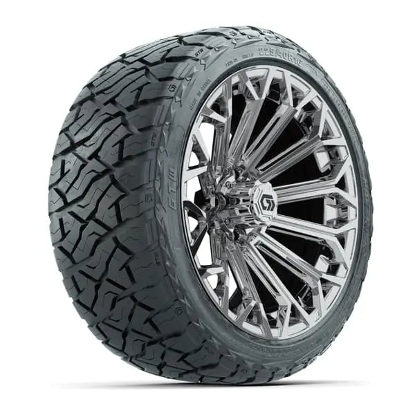 16" GTW Phantom Chrome Wheels with 225/40-R16 Maverick Radial AT Tires
