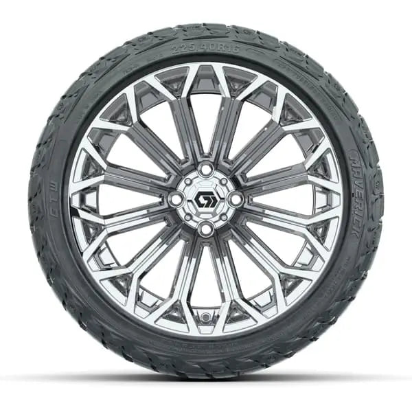16" GTW Phantom Chrome Wheels with 225/40-R16 Maverick Radial AT Tires