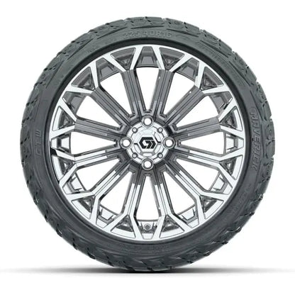16" GTW Phantom Chrome Wheels with 225/40-R16 Maverick Radial AT Tires