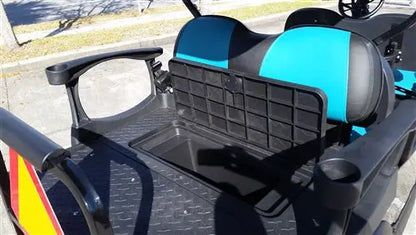 2017 Street Legal Gas Black Alpha 6 Passenger Club Car Golf Cart