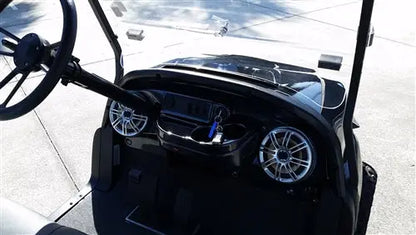 2017 Street Legal Gas Black Alpha 6 Passenger Club Car Golf Cart