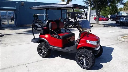 2018 Ruby Red Phoenix Club Car Precedent Golf Cart