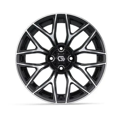 16″ GTW Monaco Black/Machined Wheel