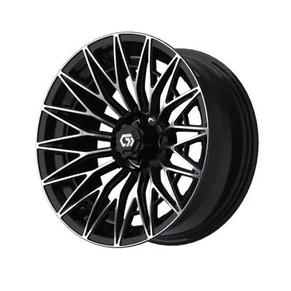 16″ GTW Blur Black/Machined Wheel