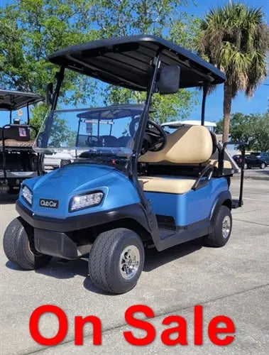 2021 Sky Blue Club Car Tempo Golf Cart ECCGC My Store