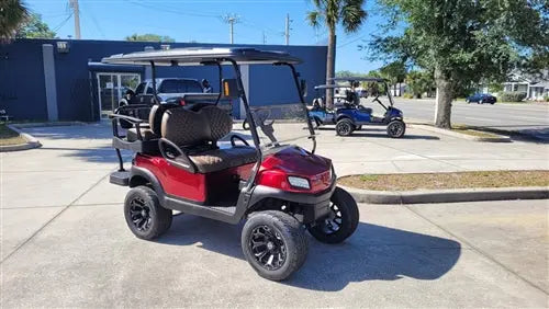 2020 Candy Apple Red Club Car Tempo Golf Cart ECCGC My Store