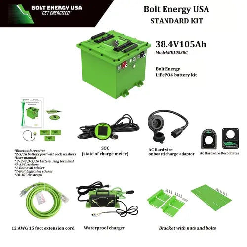 Bolt Energy 36 volt 105Ah "Classic" Golf Cart Lithium Battery Bolt