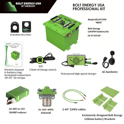 Bolt Energy 36 volt 105Ah "Classic" Golf Cart Lithium Battery Bolt