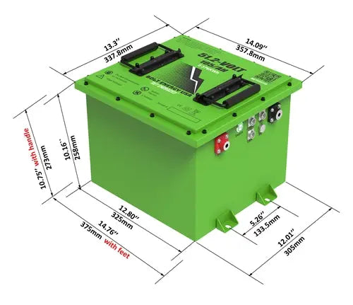 Bolt Energy 48 volt 105Ah "Mini" Golf Cart Lithium Battery Bolt